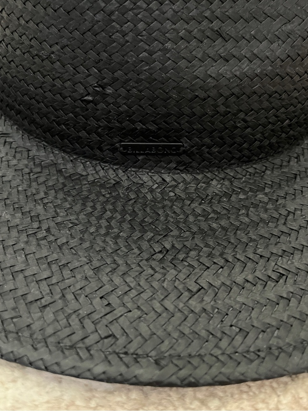 Billabong Desert Palms Black Woven Hat - Picture 7 of 9